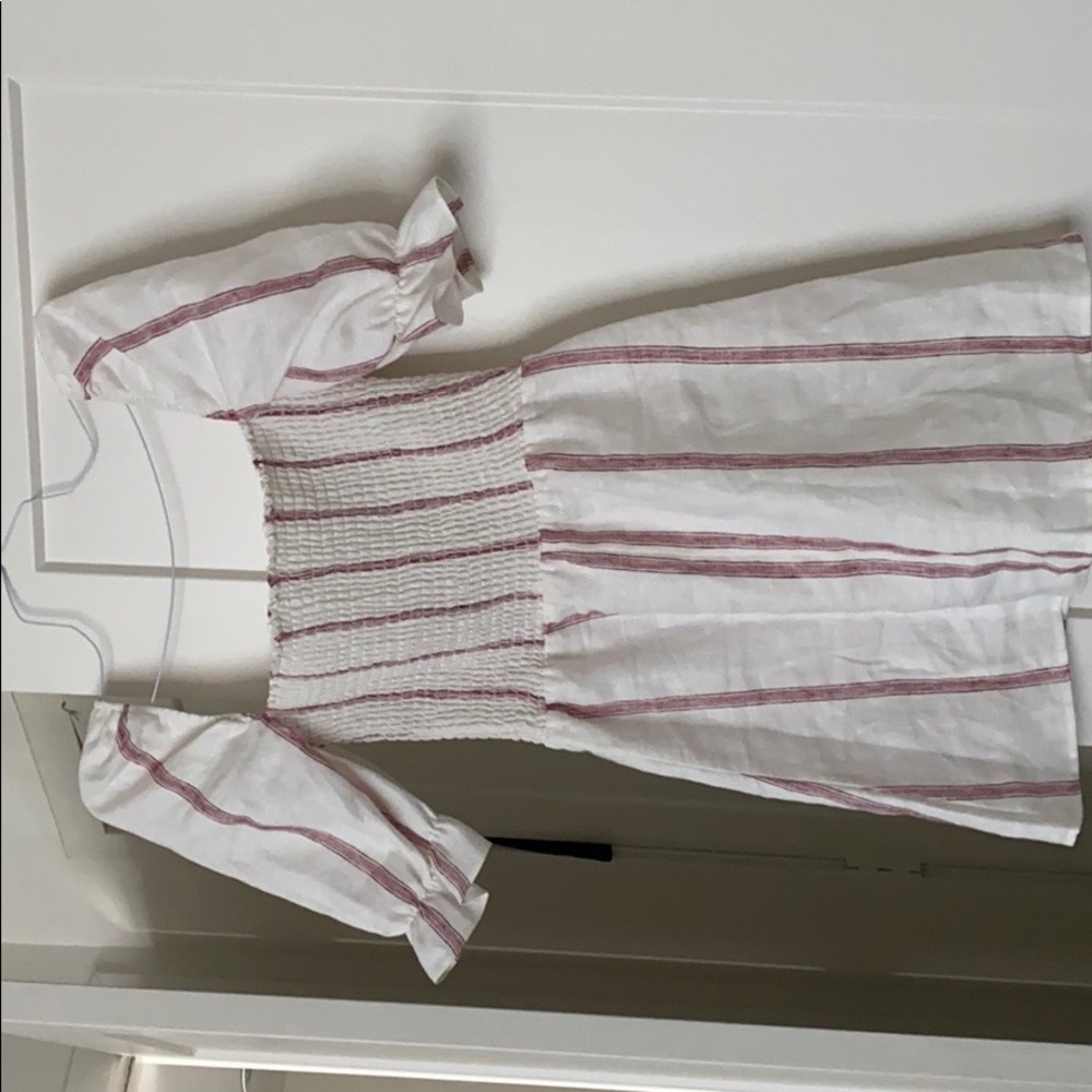 New Reformation mini linen dress